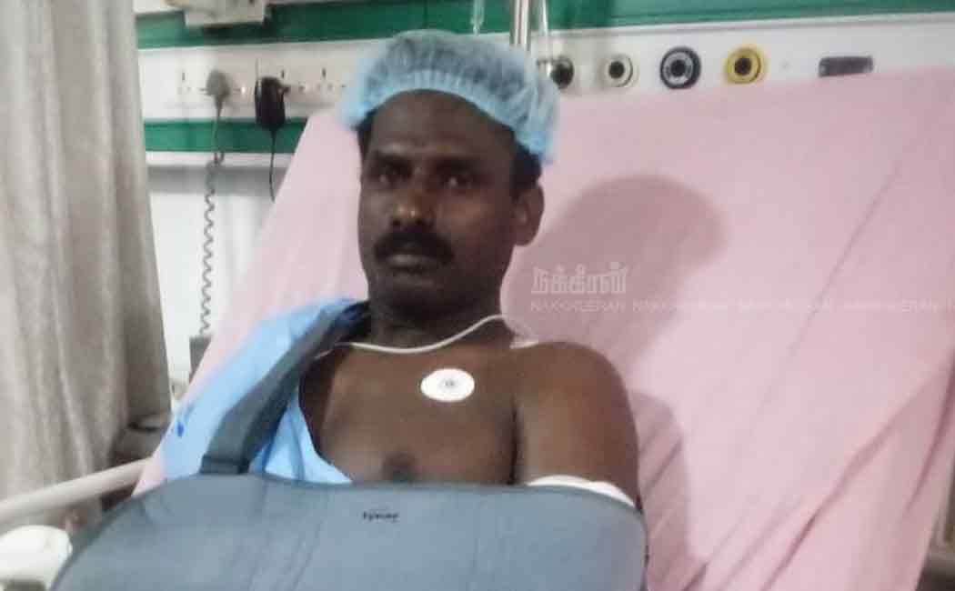 tuticorin police officer hospitalized