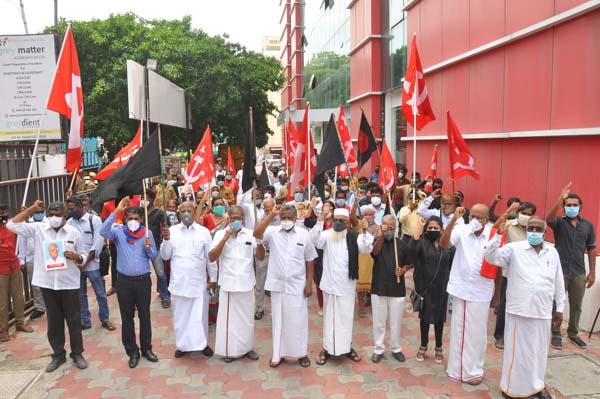 Communist - All over Tamil Nadu Protest -