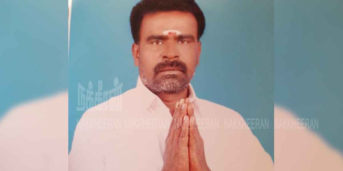 admk village president incident in pudukottai