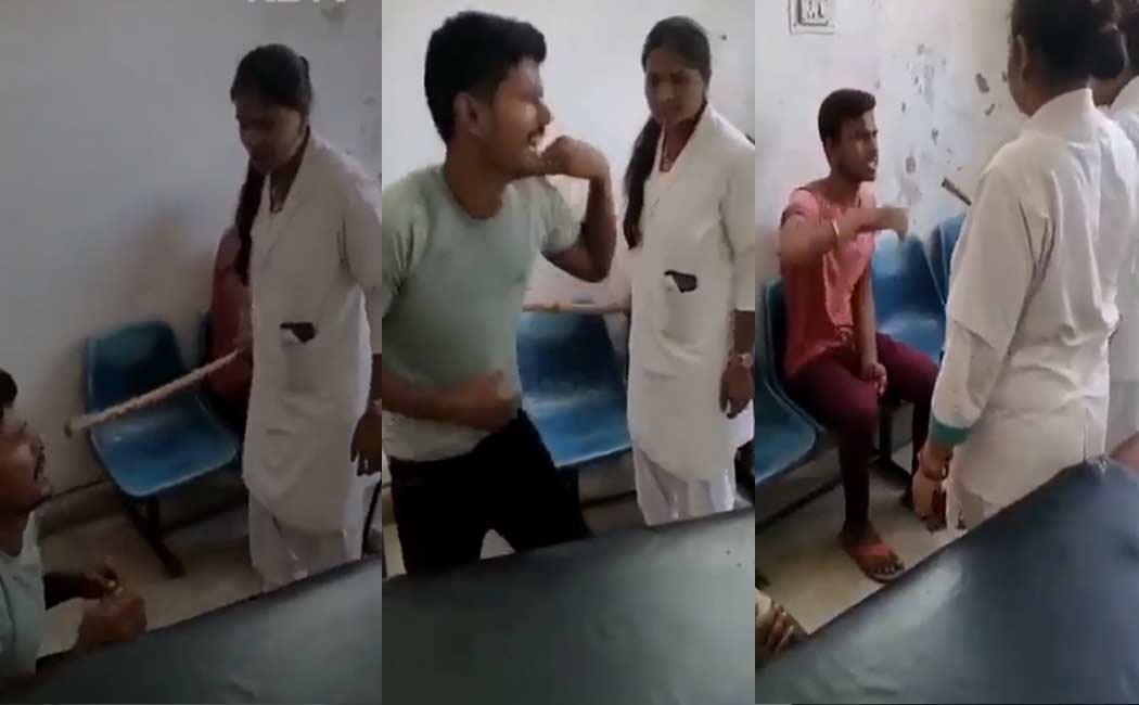 "Would you take the women of your house like this?" The nurse slapped the youths who took pictures wrongly in the hospital