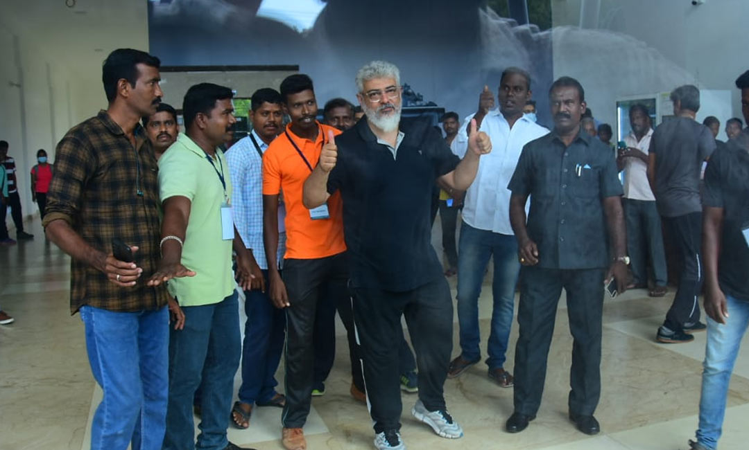 Actor Ajith participates shooting competition