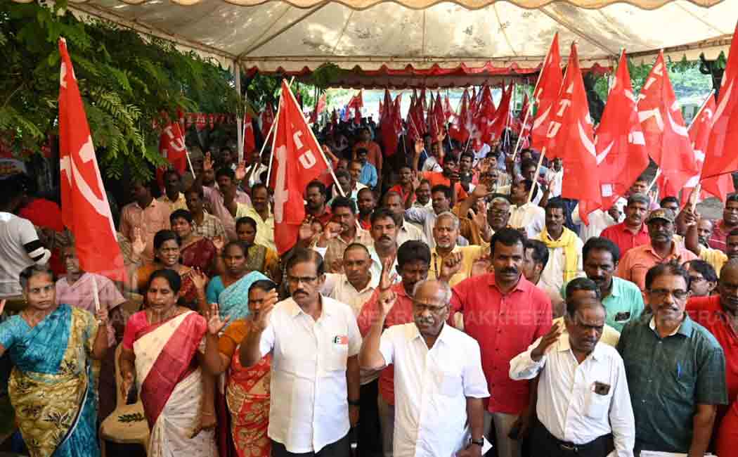 Central Union of Tamil Nadu Electrical Workers CITU Protest (pictures)
