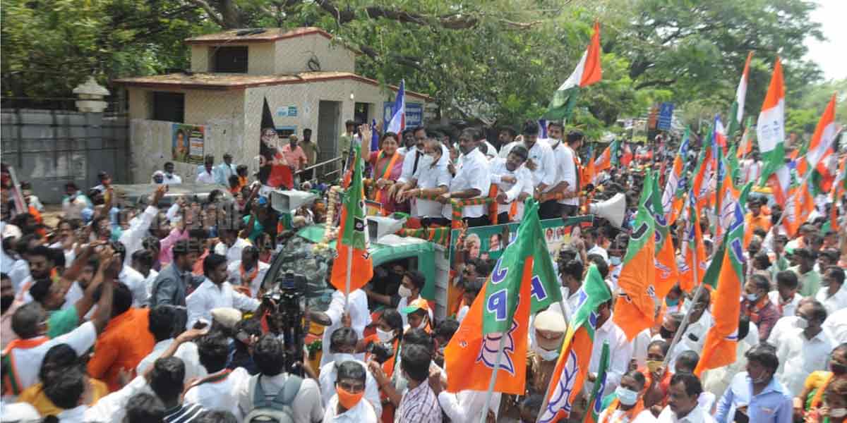 Khushboo, L. Murugan election nomination!