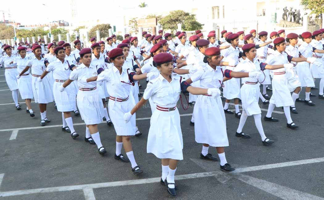 Parade rehearsal