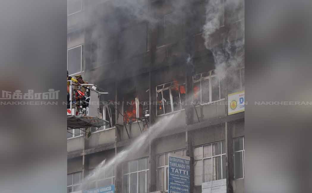 Chennai apartment building fire accident