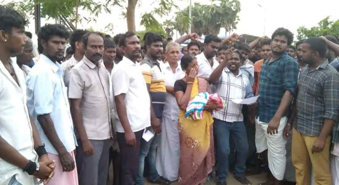 The cause of ill treatment ;relatives blockade!
