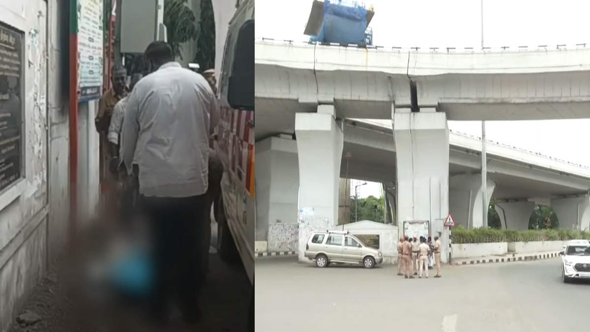 Youth jumping from bridge; Sensation in Chennai