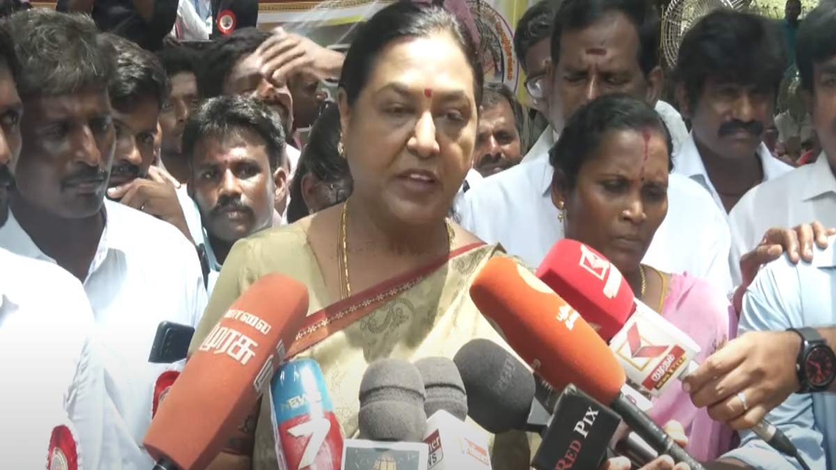 'The chief minister who is thinking of giving office to his son should also pay attention to the people' - Premalatha Vijayakanth interview