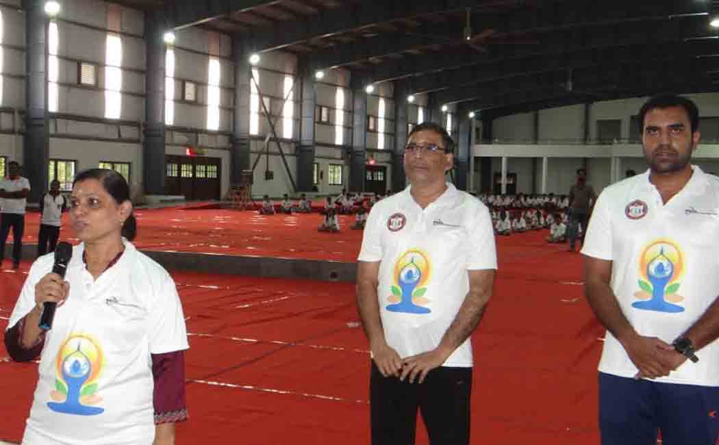 Yoga program at Trichy National College of Technology!