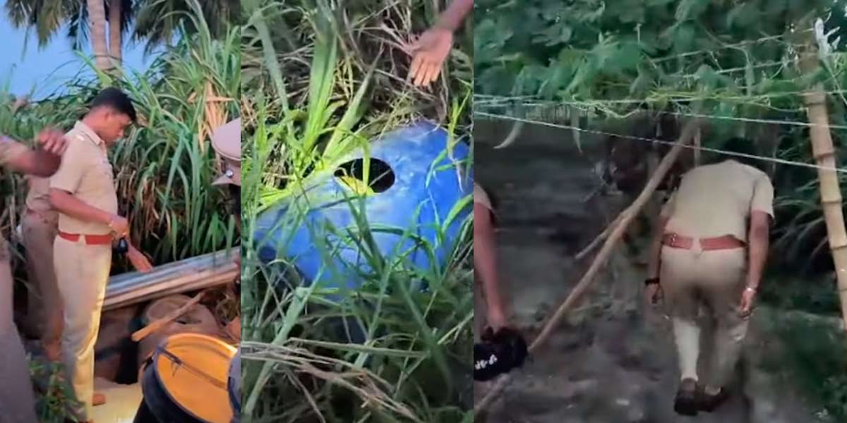 Counterfeit liquor at the sugarcane mill; 1,150 liters of liquid seized