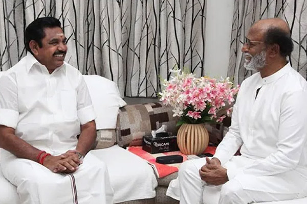rajini birthday wishes to edappadi palanisamy