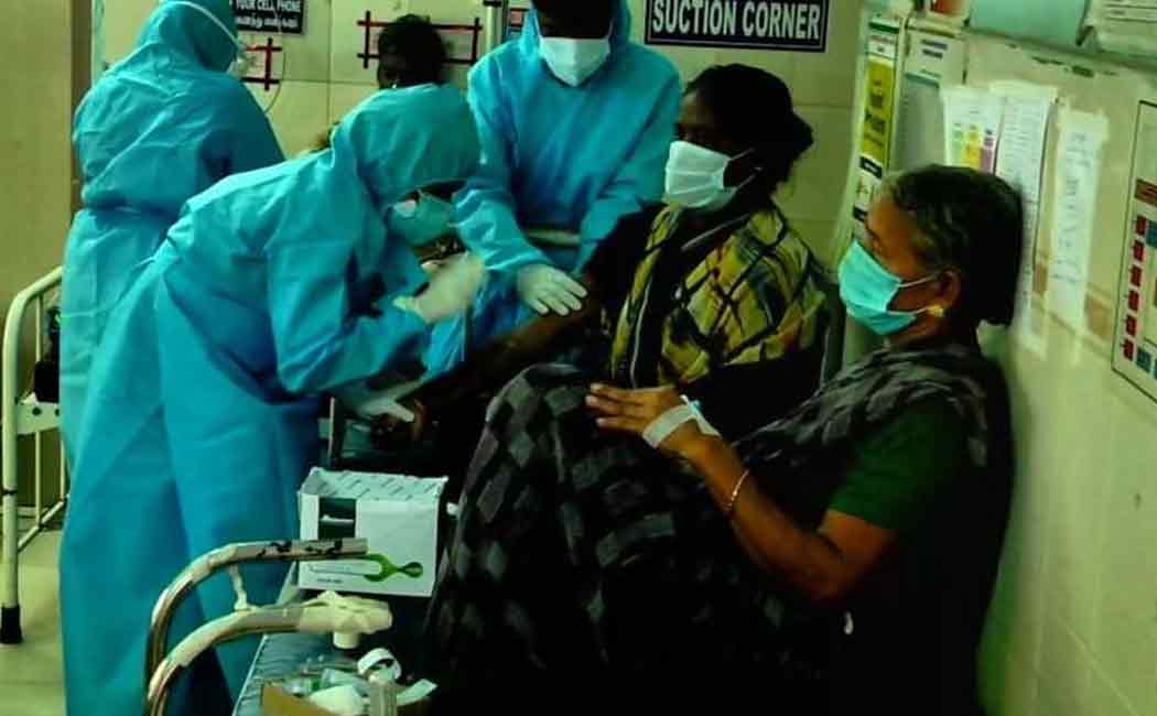 Lack of oxygen and space at Cuddalore Government Hospital! Problem in treating corona patients!