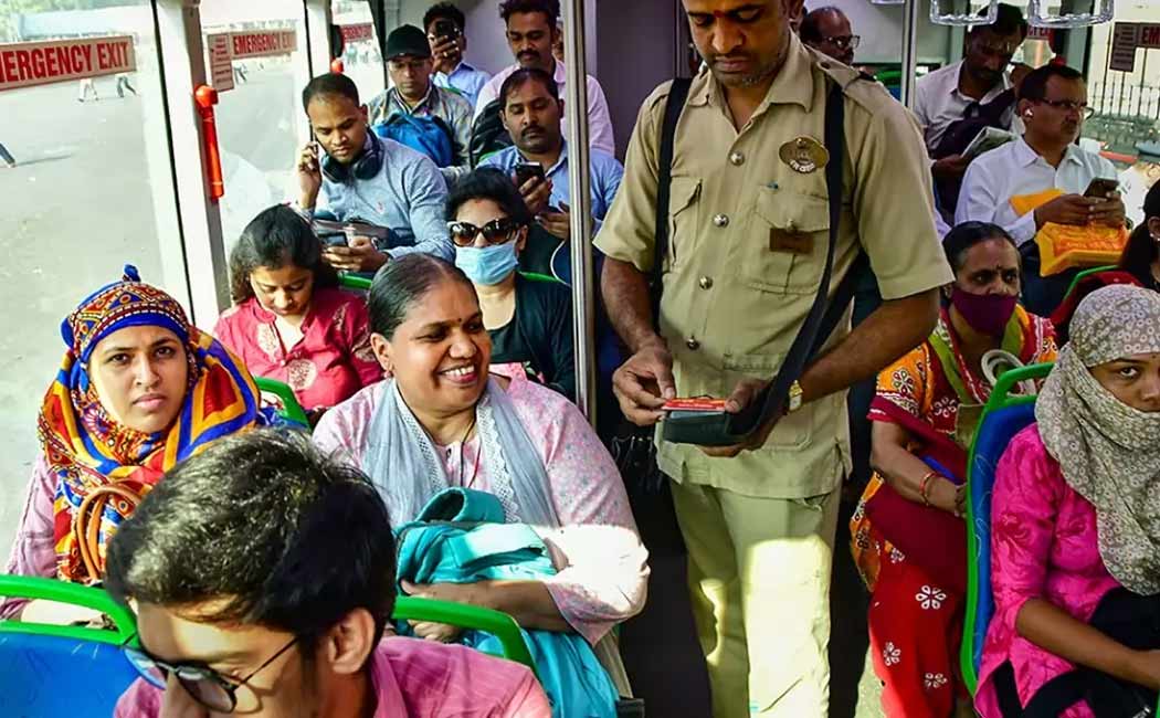 Karnataka govt has announced women free travel scheme will not be applicable other states women