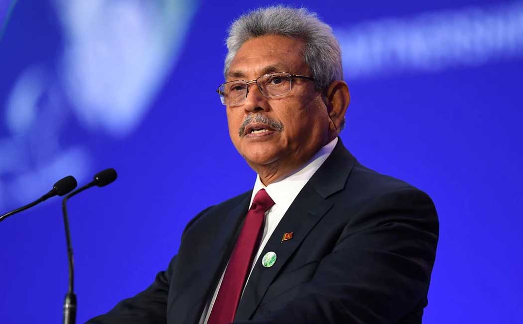 Gotabaya Rajapakse arrived in Singapore with his family!