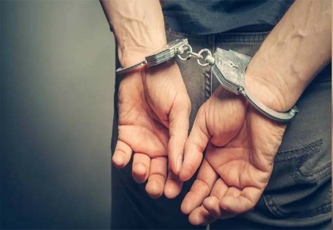 two youngsters watching video arrested police