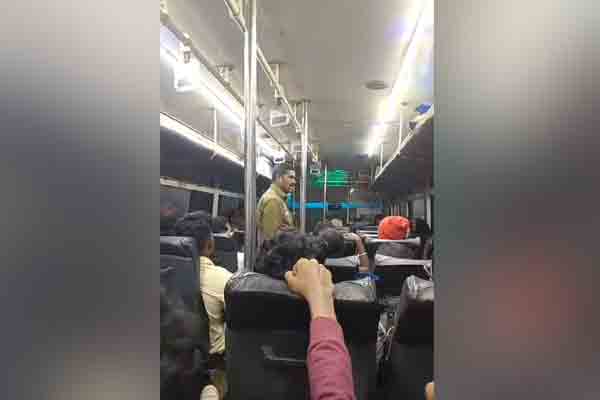 Bus conductor intimidation travelers in nilgiri