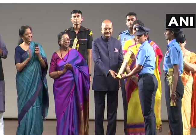 'Nari Shakti Puruskar' AWARDS PRESIDENT IN DELHI