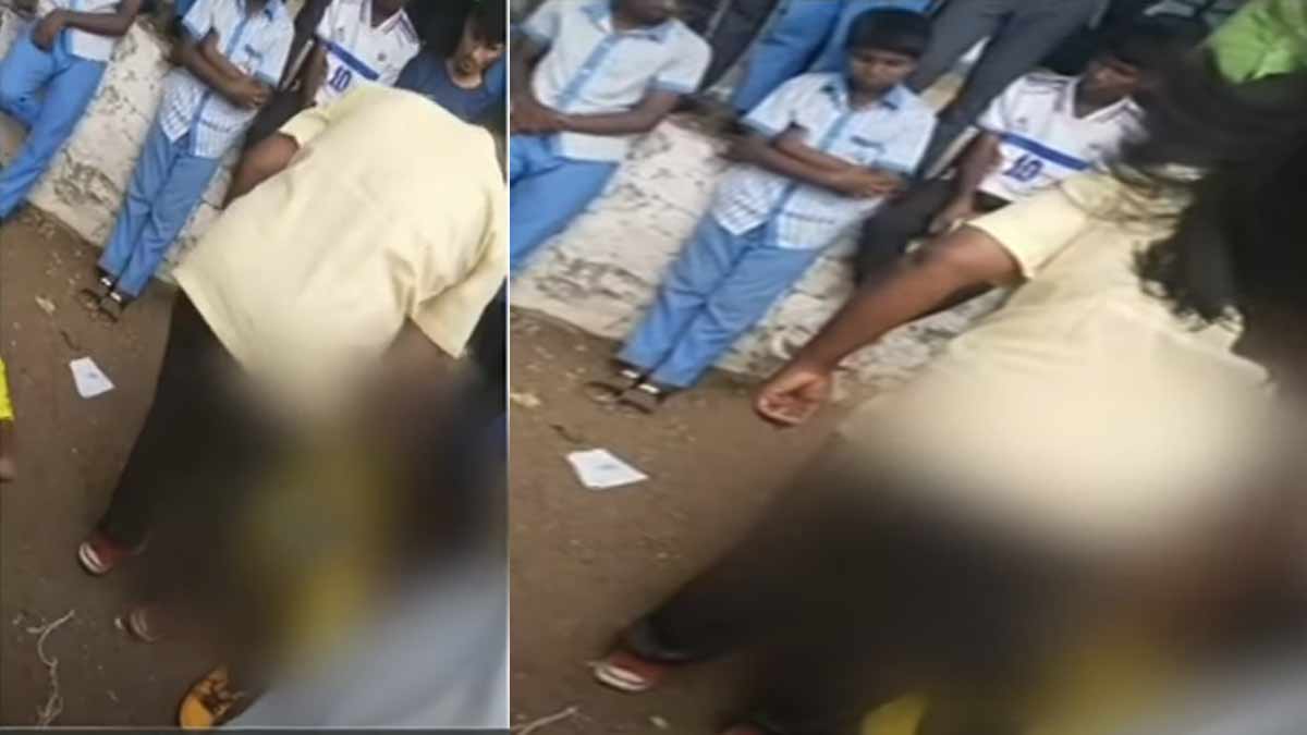 Physical education teacher who attacked students who did not play well; CCTV footage goes viral