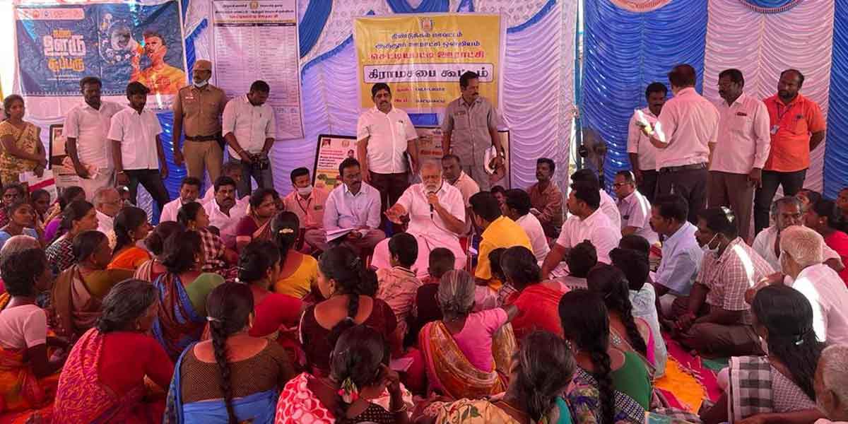 "The suspended senior citizen's allowance was again received by the Chief Minister"- Minister I.Periyaswamy's speech