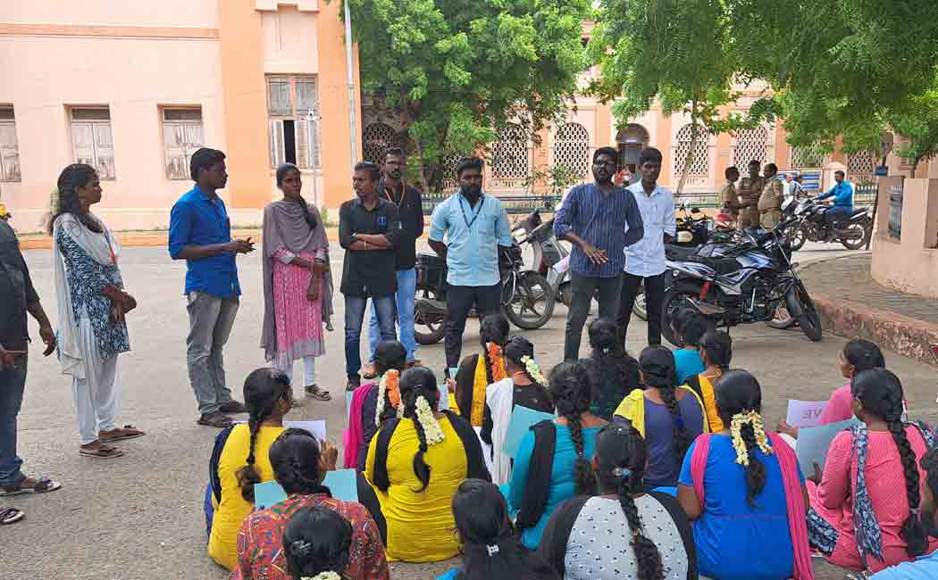 Manipur incident; Annamalai University students condemn