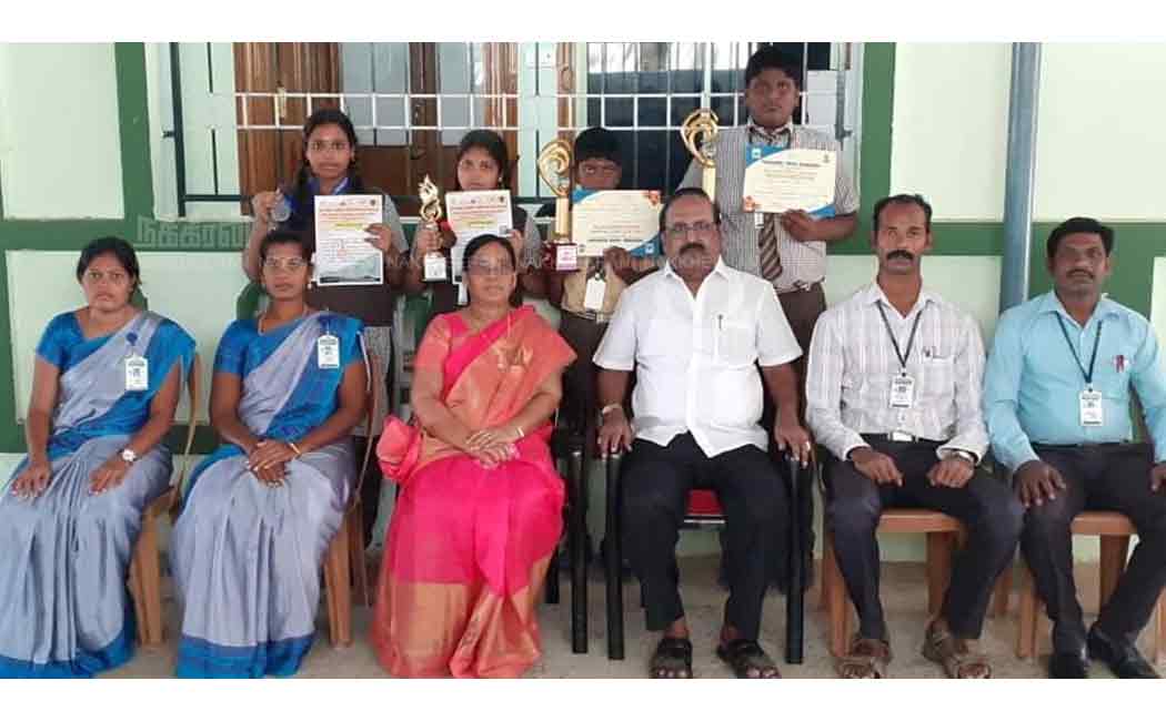 chidambaram school students won meals in natioanal level chess championship