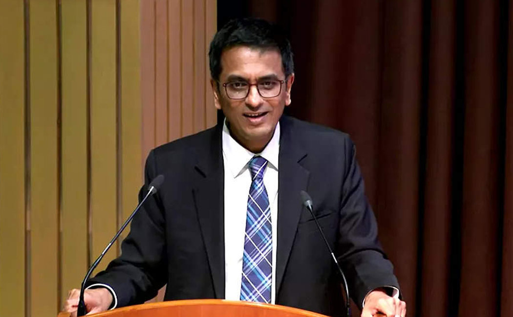 chief justice dy chandrachud oath ceremony controversy