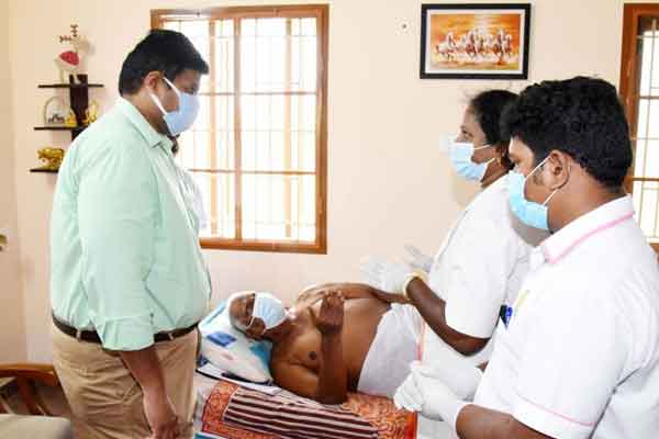 Karur Collector who inspected the villages!