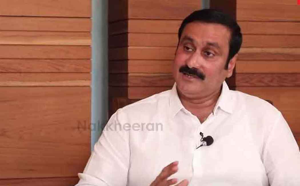 “Officials need protection from sand robbers” - Anbumani