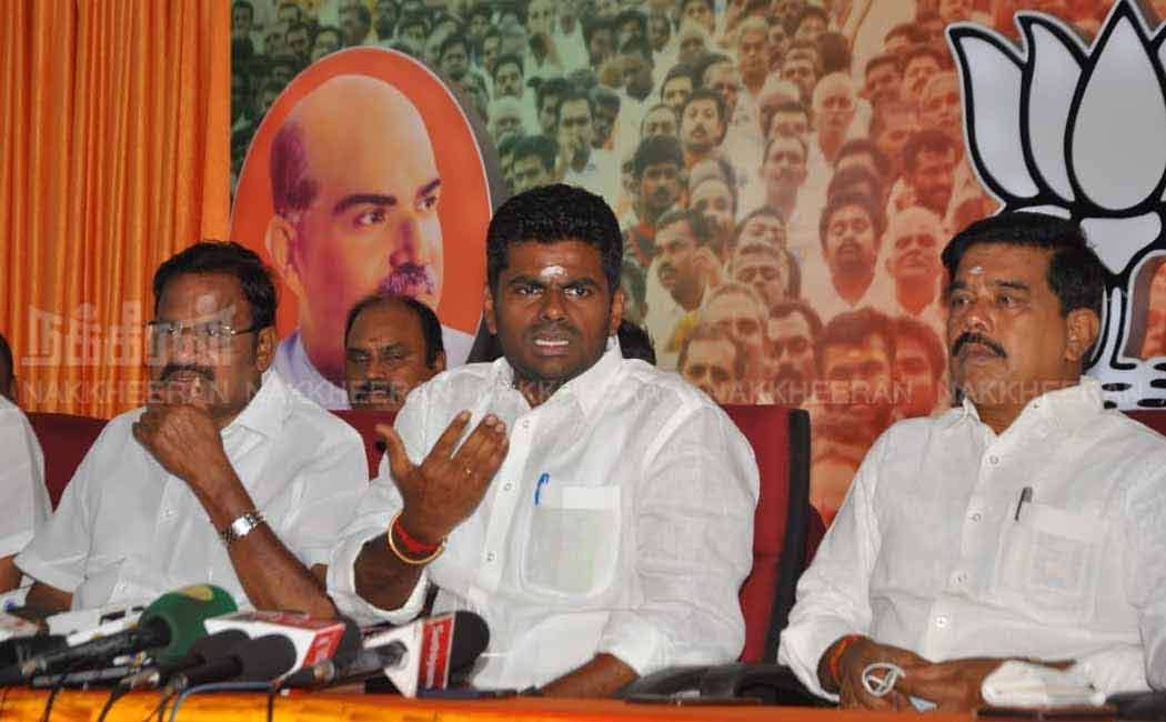 " has many problems to overcome" - Annamalai