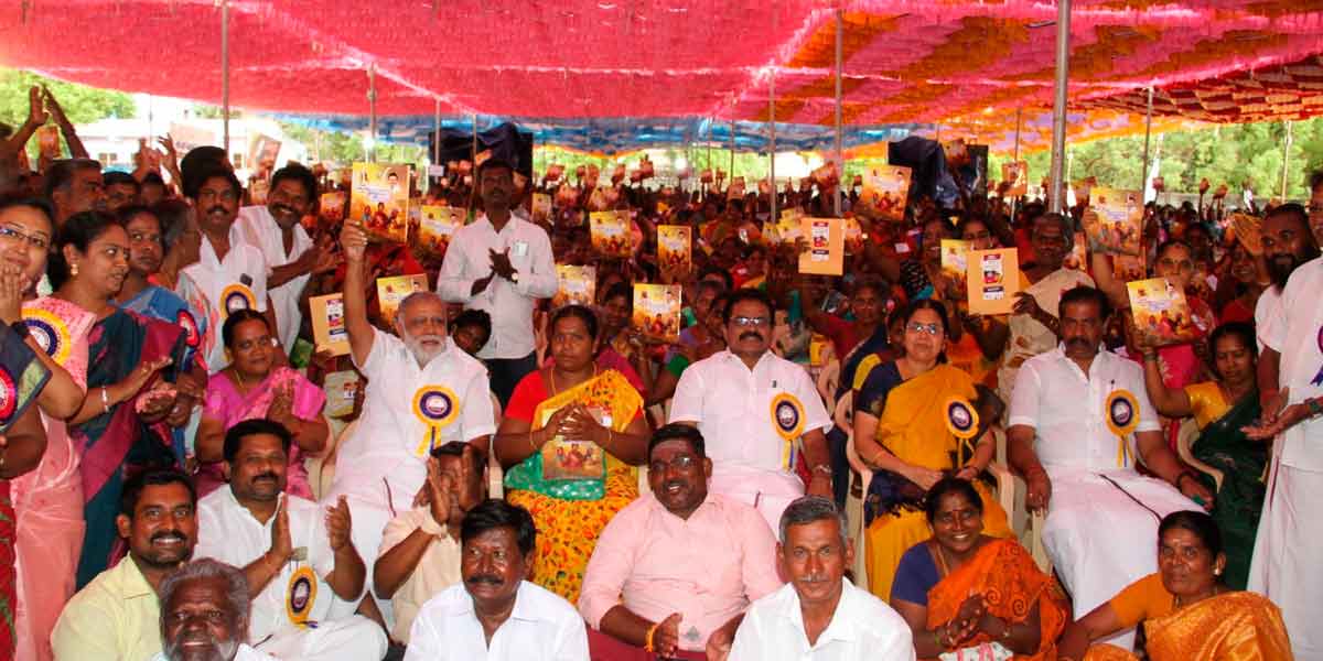 'India itself is looking back at the Kalaingr urimaithokai scheme' - Minister I.Periyaswamy's speech