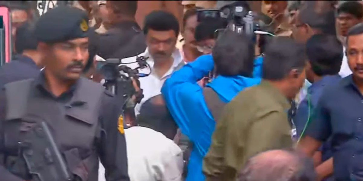 Chief Minister M.K.Stal's inspection at the relief camp