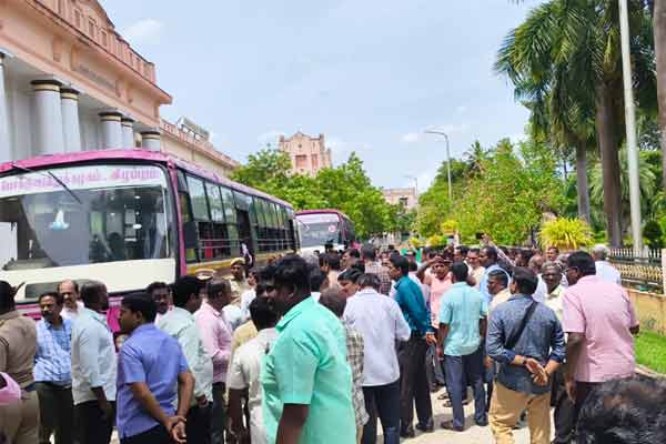 staf arrest over 100 people involved in the Annamalai University