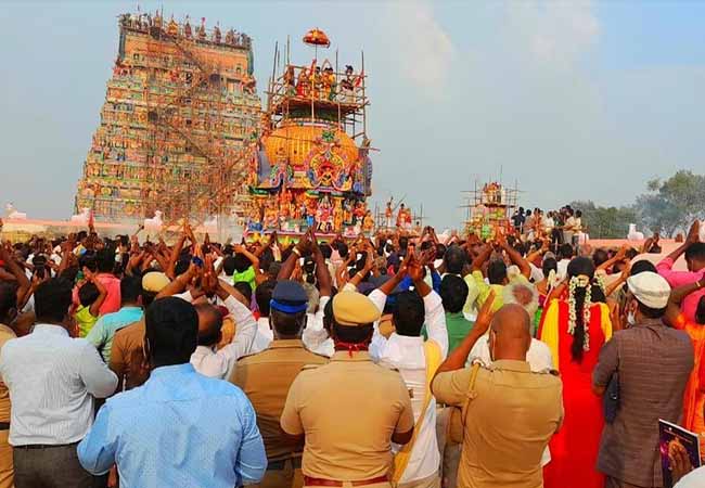 Viruthakriswarar Temple Crescent Festival ... Thousands of devotees participate!