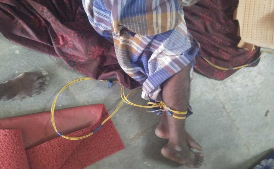 Two arrested for tying up and torturing night guard