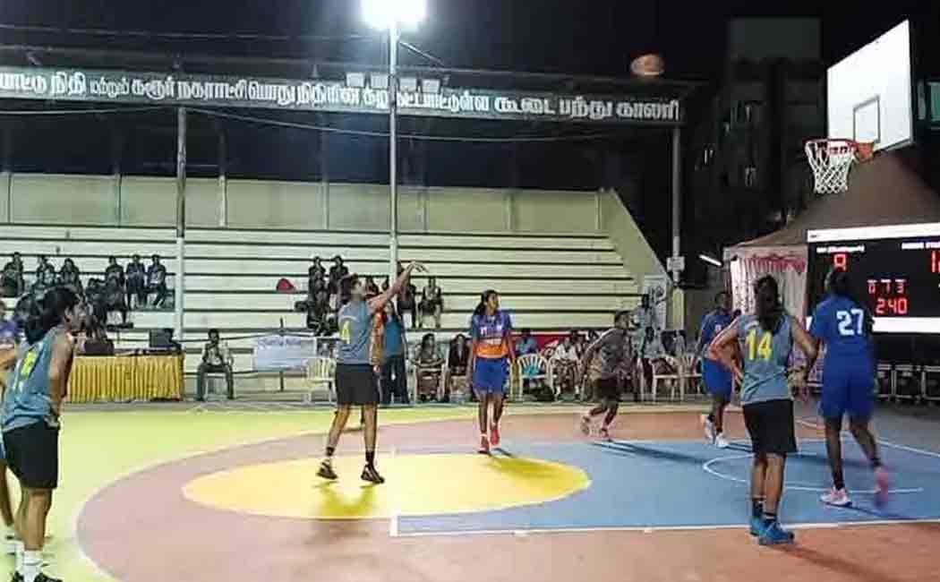 All India Basketball Tournament at Sagarur; Chennai Indian Bank Champion