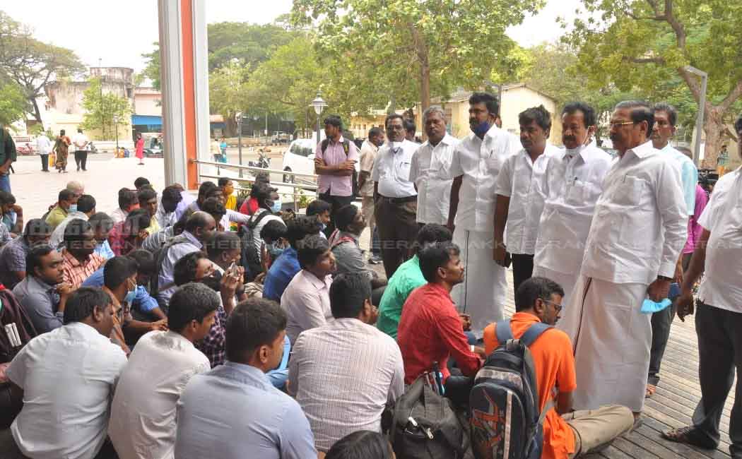 DMK people who went and supported the disabled struggle