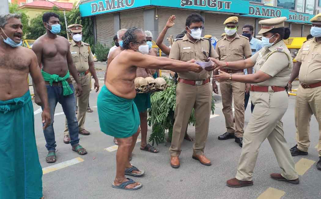 Farmers' Union struggle demanding repeal of agricultural law.