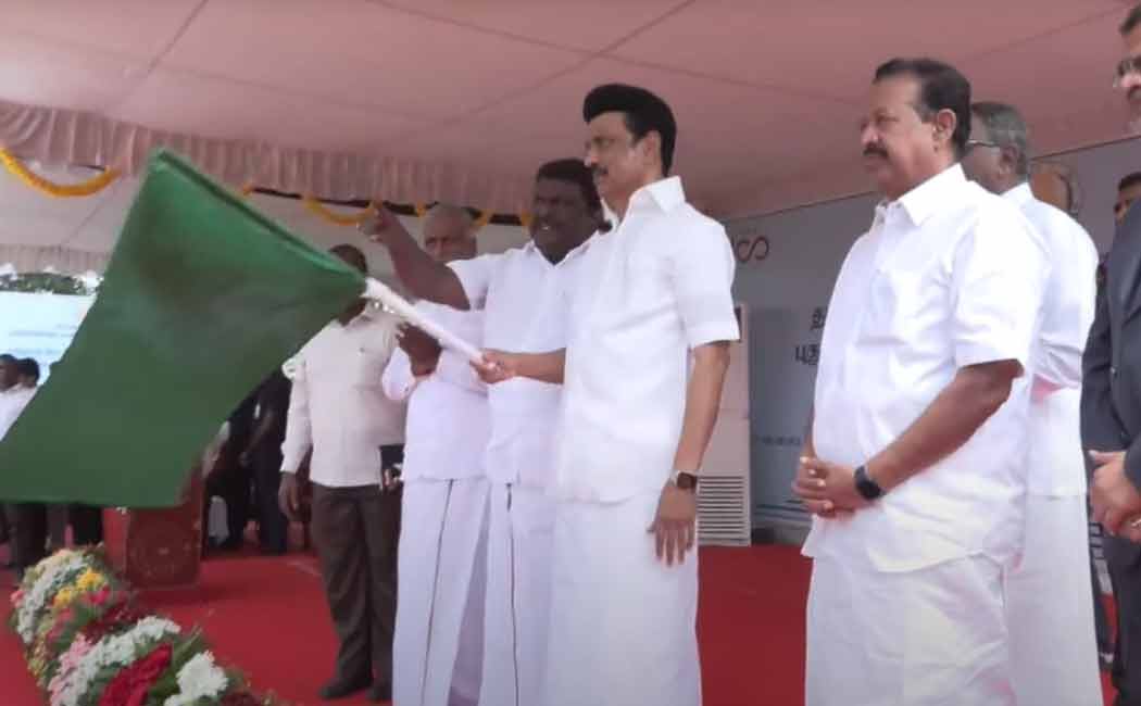 CM Stalin started the yellow buses