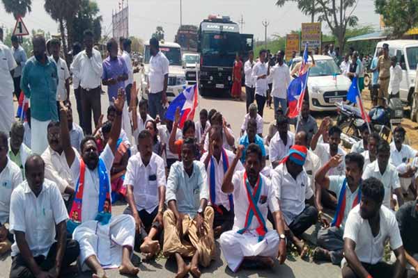 mazhaiyur incident-2nd day of road blockade!