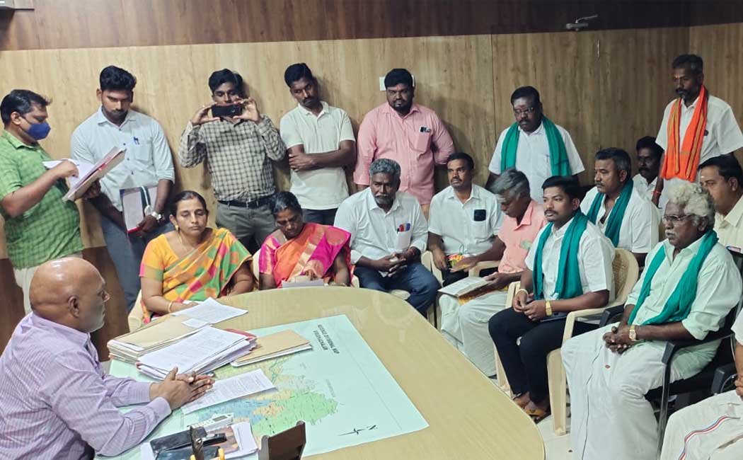 viruthasalam farmers struggle govt officers