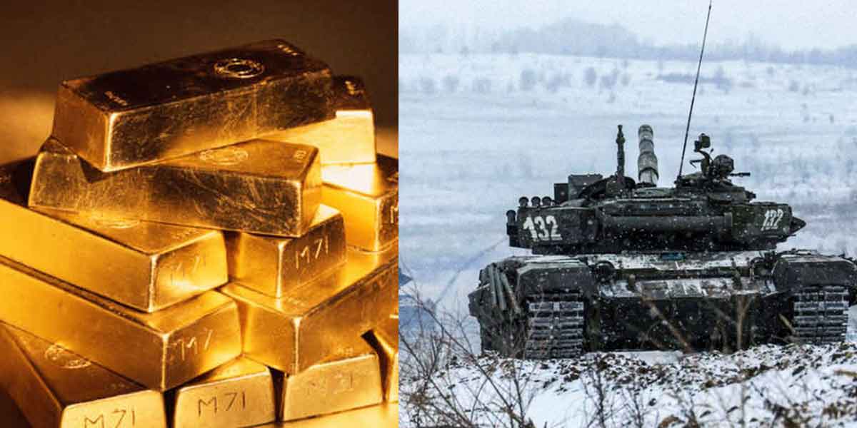 Ukraine war ... skyrocketing gold prices!