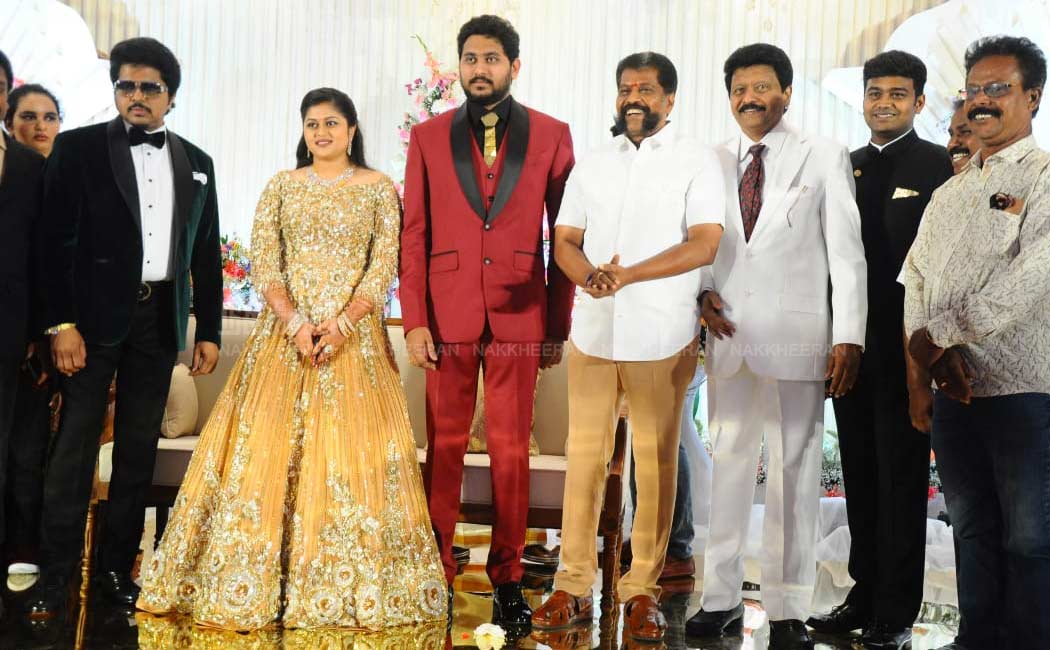 Divakaran family wedding reception photos