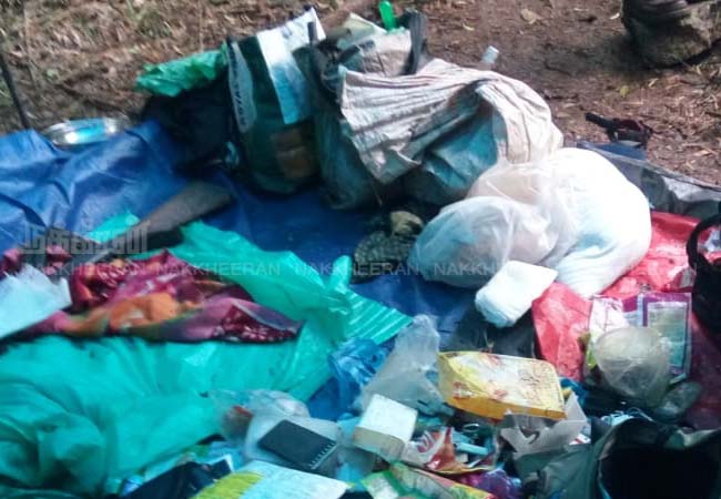 KERALA COMMUNIST PARTY POLICE CRPF SEARCH FOREST AREA INCIDENT