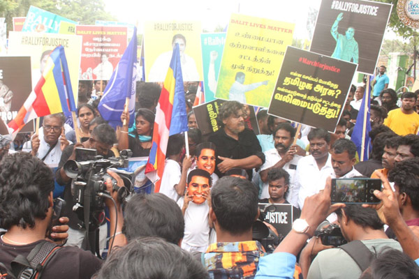 pa ranjith rally for armstrong passed away