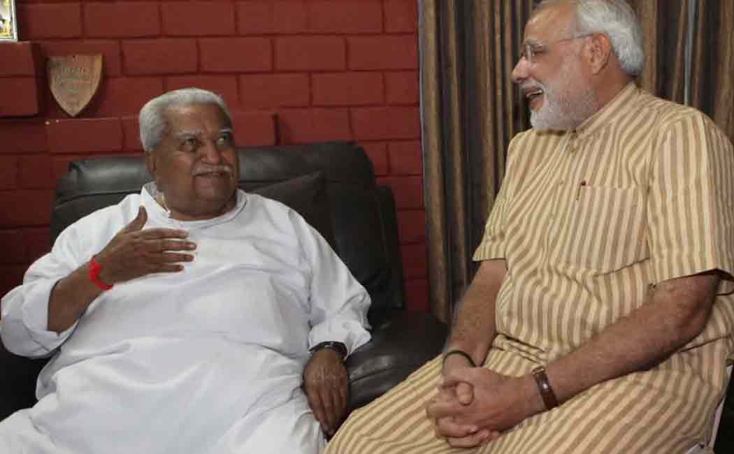 modi tribute to keshubhai patel