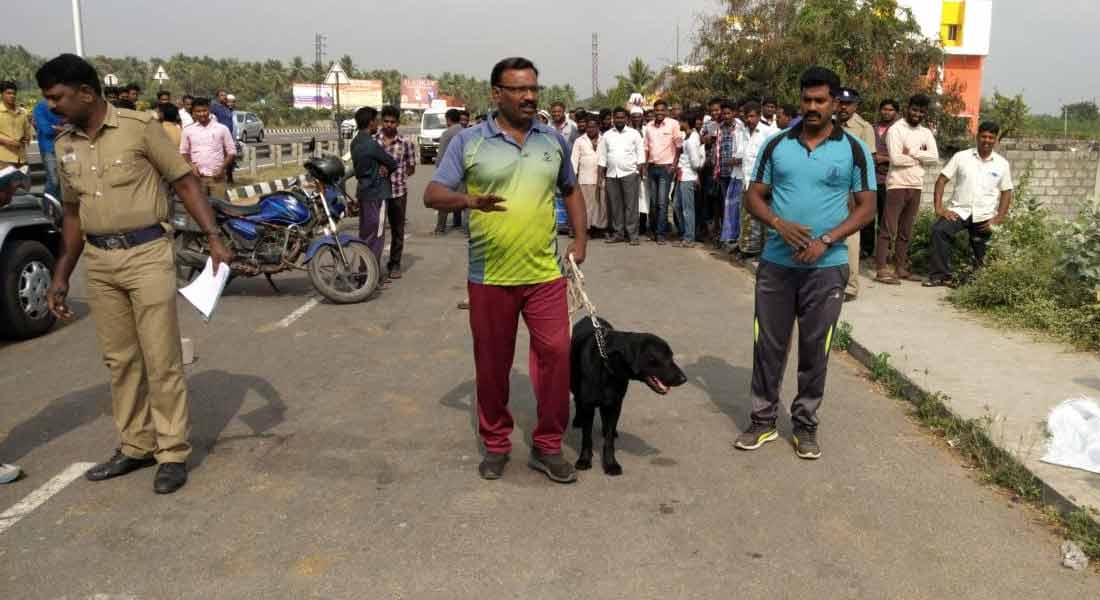 rowdy murder in vellure; police investigation