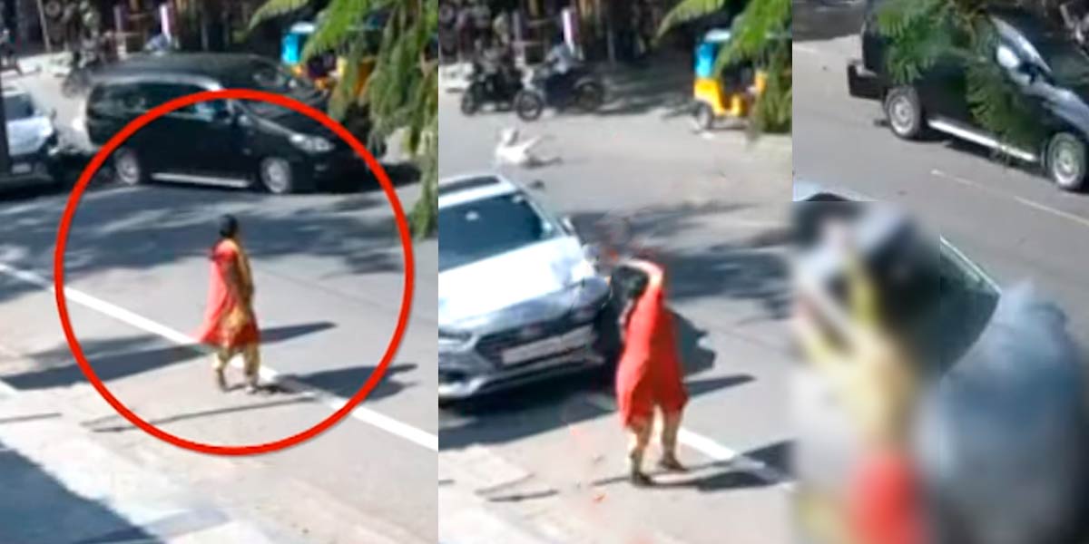 Shocking CCTV footage released; Police in support of the businessman who caused the accident?