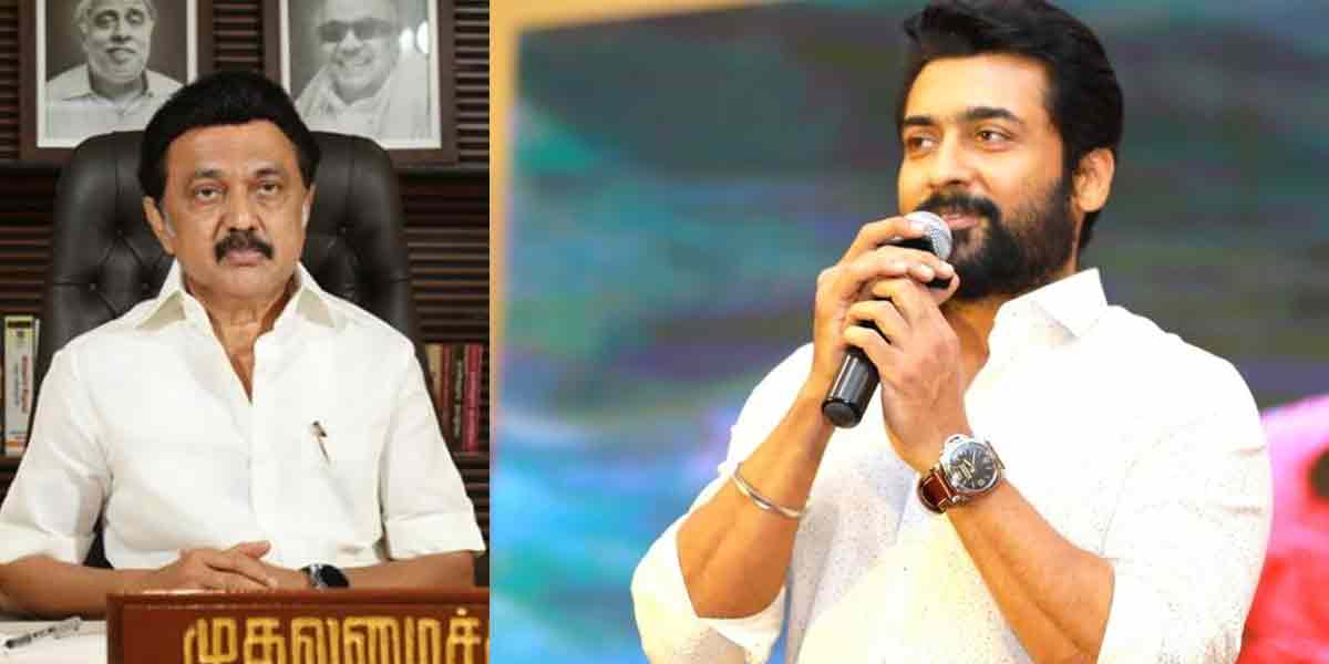 'Their greetings convey a sense of responsibility' - Actor Surya thanks CM