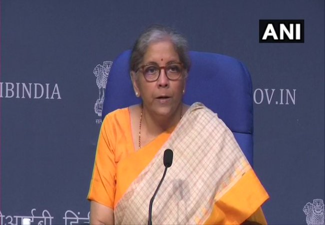 union finance minister nirmala sitharaman press meet at delhi