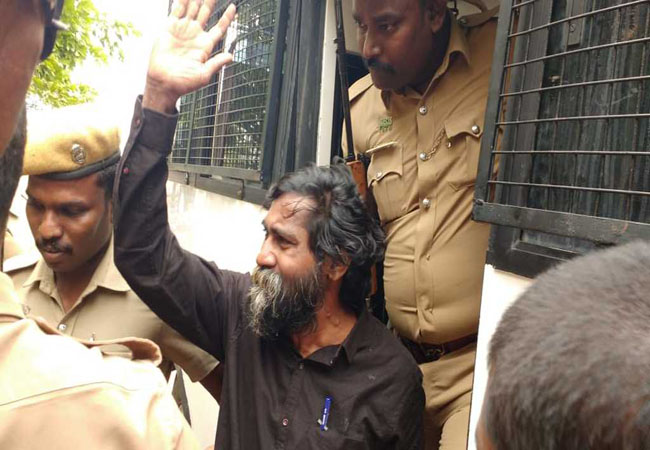 Mukhilan appeared in Karur court